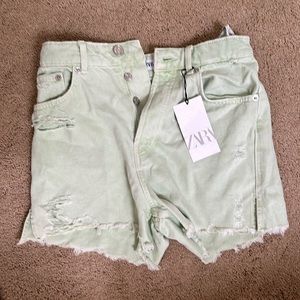 Zara Jean shorts- green